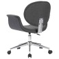 Drehbare Esszimmerstühle 4 Stk. Grau Stoff Drehbare Esszimmerstühle 4 Stk. Grau Stoff