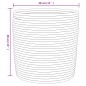 vidaXL Aufbewahrungskörbe 2 Stk. Grau und Weiß Ø28x28 cm Baumwolle vidaXL Aufbewahrungskörbe 2 Stk. Grau und Weiß Ø28x28 cm Baumwolle