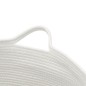 vidaXL Wäschekorb Grau und Weiß Ø55x36 cm Baumwolle vidaXL Wäschekorb Grau und Weiß Ø55x36 cm Baumwolle