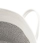 vidaXL Aufbewahrungskorb Grau und Weiß Ø38x46 cm Baumwolle vidaXL Aufbewahrungskorb Grau und Weiß Ø38x46 cm Baumwolle