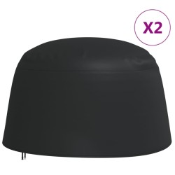 vidaXL Abdeckungen für Hängesessel 2 Stk. Ø 190x115cm 420D Oxford