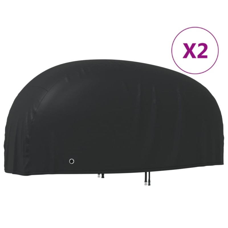 vidaXL Motorrad-Abdeckungen 2 Stk. 220x95x110 cm 210D Oxford-Gewebe vidaXL Motorrad-Abdeckungen 2 Stk. 220x95x110 cm 210D Oxford-Gewebe