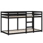 vidaXL Etagenbett Schwarz 90x200 cm Massivholz Kiefer vidaXL Etagenbett Schwarz 90x200 cm Massivholz Kiefer