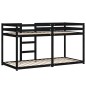 vidaXL Etagenbett Schwarz 90x200 cm Massivholz Kiefer vidaXL Etagenbett Schwarz 90x200 cm Massivholz Kiefer