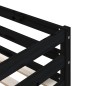vidaXL Etagenbett Schwarz 90x200 cm Massivholz Kiefer vidaXL Etagenbett Schwarz 90x200 cm Massivholz Kiefer