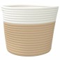 vidaXL Aufbewahrungskörbe 2 Stk. Beige und Weiß Ø24x18 cm Baumwolle vidaXL Aufbewahrungskörbe 2 Stk. Beige und Weiß Ø24x18 cm Baumwolle