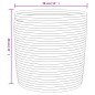 vidaXL Aufbewahrungskörbe 2 Stk. Braun und Weiß Ø28x28 cm Baumwolle vidaXL Aufbewahrungskörbe 2 Stk. Braun und Weiß Ø28x28 cm Baumwolle