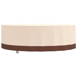 vidaXL Gartenmöbel-Abdeckungen 2 Stk. Ø 279x71 cm 600D Oxford-Gewebe