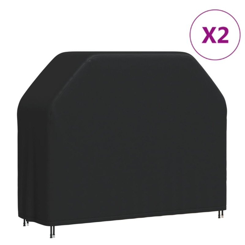 vidaXL Grillabdeckungen 2 Stk. 162x61x122 cm 420D Oxford-Gewebe vidaXL Grillabdeckungen 2 Stk. 162x61x122 cm 420D Oxford-Gewebe