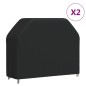 vidaXL Grillabdeckungen 2 Stk. 162x61x122 cm 420D Oxford-Gewebe vidaXL Grillabdeckungen 2 Stk. 162x61x122 cm 420D Oxford-Gewebe