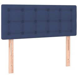 vidaXL Kopfteil Blau 100x5x78/88 cm Stoff
