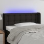 vidaXL LED Kopfteil Schwarz 83x16x78/88 cm Stoff vidaXL LED Kopfteil Schwarz 83x16x78/88 cm Stoff