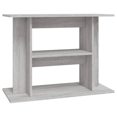 vidaXL Aquariumständer Grau Sonoma 80x35x60 cm Holzwerkstoff