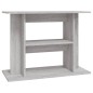 vidaXL Aquariumständer Grau Sonoma 80x35x60 cm Holzwerkstoff vidaXL Aquariumständer Grau Sonoma 80x35x60 cm Holzwerkstoff