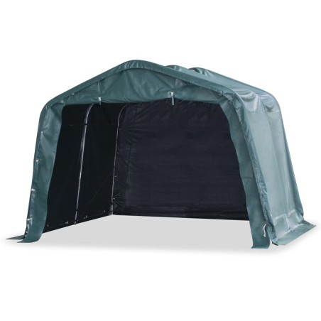 Weidezelt PVC 550 g/m² 3,3×3,2 m Dunkelgrün