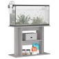 vidaXL Aquariumständer Grau Sonoma 80x35x60 cm Holzwerkstoff vidaXL Aquariumständer Grau Sonoma 80x35x60 cm Holzwerkstoff