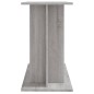 vidaXL Aquariumständer Grau Sonoma 80x35x60 cm Holzwerkstoff vidaXL Aquariumständer Grau Sonoma 80x35x60 cm Holzwerkstoff