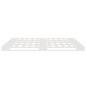 vidaXL Palettenbett Weiß 140x200 cm Massivholz Kiefer vidaXL Palettenbett Weiß 140x200 cm Massivholz Kiefer