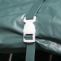 Weidezelt PVC 550 g/m² 3,3×3,2 m Dunkelgrün Weidezelt PVC 550 g/m² 3,3×3,2 m Dunkelgrün