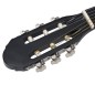 Klassikgitarre für Anfänger mit Tasche Schwarz 4/4 39" Klassikgitarre für Anfänger mit Tasche Schwarz 4/4 39"