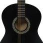 Klassikgitarre für Anfänger mit Tasche Schwarz 4/4 39" Klassikgitarre für Anfänger mit Tasche Schwarz 4/4 39"