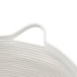vidaXL Wäschekorb Grau und Weiß Ø55x36 cm Baumwolle vidaXL Wäschekorb Grau und Weiß Ø55x36 cm Baumwolle