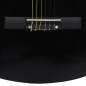 Klassikgitarre für Anfänger mit Tasche Schwarz 4/4 39" Klassikgitarre für Anfänger mit Tasche Schwarz 4/4 39"