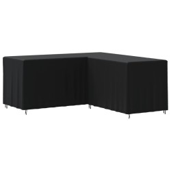 vidaXL Gartensofa-Abdeckungen 2 Stk. L-Form 215x215x80 cm 420D Oxford