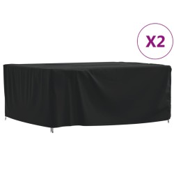 vidaXL Gartenmöbel-Abdeckungen 2 Stk. 242x182x100cm 420D Oxford-Gewebe