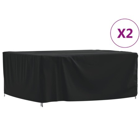 vidaXL Gartenmöbel-Abdeckungen 2 Stk. 242x182x100cm 420D Oxford-Gewebe