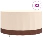 vidaXL Gartenmöbel-Abdeckungen 2 Stk. Ø 157x71 cm 600D Oxford-Gewebe vidaXL Gartenmöbel-Abdeckungen 2 Stk. Ø 157x71 cm 600D Oxford-Gewebe