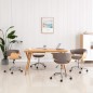Drehbare Esszimmerstühle 4 Stk. Taupe Stoff Drehbare Esszimmerstühle 4 Stk. Taupe Stoff