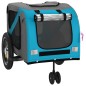 vidaXL Fahrradanhänger Hunde Blau und Schwarz Oxford-Gewebe & Eisen vidaXL Fahrradanhänger Hunde Blau und Schwarz Oxford-Gewebe & Eisen