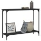vidaXL Konsolentisch Schwarz 101x30,5x75 cm Holzwerkstoff vidaXL Konsolentisch Schwarz 101x30,5x75 cm Holzwerkstoff