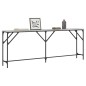 vidaXL Konsolentisch Grau Sonoma 200x29x75 cm Holzwerkstoff vidaXL Konsolentisch Grau Sonoma 200x29x75 cm Holzwerkstoff