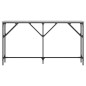 vidaXL Konsolentisch Grau Sonoma 140x23x75 cm Holzwerkstoff vidaXL Konsolentisch Grau Sonoma 140x23x75 cm Holzwerkstoff
