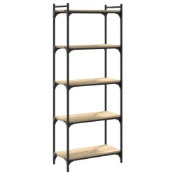 vidaXL Bücherregal 5 Böden Sonoma-Eiche 60x30x154 cm Holzwerkstoff