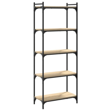 vidaXL Bücherregal 5 Böden Sonoma-Eiche 60x30x154 cm Holzwerkstoff