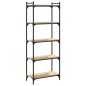 vidaXL Bücherregal 5 Böden Sonoma-Eiche 60x30x154 cm Holzwerkstoff vidaXL Bücherregal 5 Böden Sonoma-Eiche 60x30x154 cm Holzwerkstoff