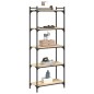 vidaXL Bücherregal 5 Böden Sonoma-Eiche 60x30x154 cm Holzwerkstoff vidaXL Bücherregal 5 Böden Sonoma-Eiche 60x30x154 cm Holzwerkstoff