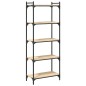 vidaXL Bücherregal 5 Böden Sonoma-Eiche 60x30x154 cm Holzwerkstoff vidaXL Bücherregal 5 Böden Sonoma-Eiche 60x30x154 cm Holzwerkstoff
