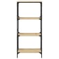 vidaXL Bücherregal 4 Böden Sonoma-Eiche 59x35x132 cm Holzwerkstoff vidaXL Bücherregal 4 Böden Sonoma-Eiche 59x35x132 cm Holzwerkstoff