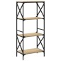 vidaXL Bücherregal 4 Böden Sonoma-Eiche 59x35x132 cm Holzwerkstoff vidaXL Bücherregal 4 Böden Sonoma-Eiche 59x35x132 cm Holzwerkstoff