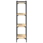 vidaXL Bücherregal 4 Böden Sonoma-Eiche 60x30x120 cm Holzwerkstoff vidaXL Bücherregal 4 Böden Sonoma-Eiche 60x30x120 cm Holzwerkstoff