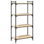 vidaXL Bücherregal 4 Böden Sonoma-Eiche 60x30x120 cm Holzwerkstoff vidaXL Bücherregal 4 Böden Sonoma-Eiche 60x30x120 cm Holzwerkstoff