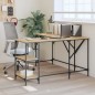 vidaXL Schreibtisch Sonoma-Eiche 139x139x75 cm Holzwerkstoff vidaXL Schreibtisch Sonoma-Eiche 139x139x75 cm Holzwerkstoff
