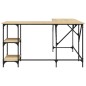 vidaXL Schreibtisch Sonoma-Eiche 139x139x75 cm Holzwerkstoff vidaXL Schreibtisch Sonoma-Eiche 139x139x75 cm Holzwerkstoff