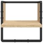 vidaXL 4-tlg. Wandregal-Set mit Stangen Sonoma-Eiche Holzwerkstoff vidaXL 4-tlg. Wandregal-Set mit Stangen Sonoma-Eiche Holzwerkstoff