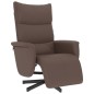 vidaXL Relaxsessel mit Fußteil Braun Kunstleder vidaXL Relaxsessel mit Fußteil Braun Kunstleder