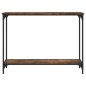 vidaXL Konsolentisch Räuchereiche 101x30,5x75 cm Holzwerkstoff vidaXL Konsolentisch Räuchereiche 101x30,5x75 cm Holzwerkstoff